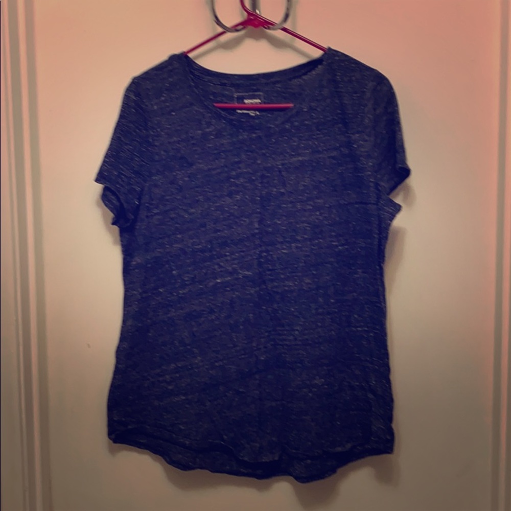Blue gray tee